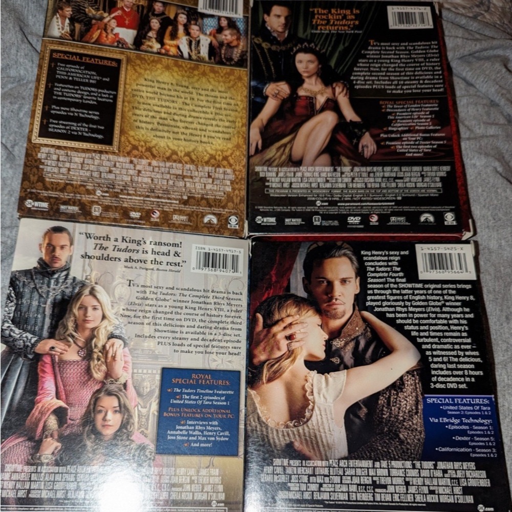 The Tudors DVD box set Complete series Season 1 2 3 4 King Henry VIII showtime - Picture 3 of 4